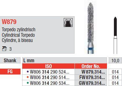 White Tiger Diamant W879G.014 FG grøn (grov) 3 stk*