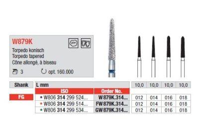 White Tiger Diamant W879K.016 FG grøn (grov) 3 stk*