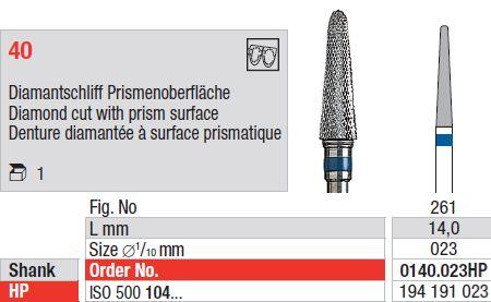 Hårdmetalfræser 0140.023 HS*