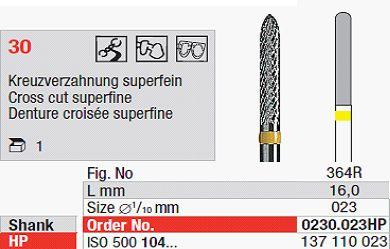 Hårdmetalfræser 0230.023 HS*
