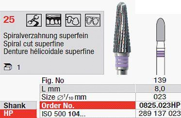 Hårdmetalfræser 0825.023 HS*