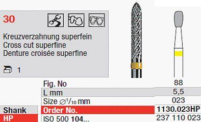 Hårdmetalfræser 1130.023 HS*
