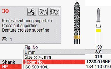Hårdmetalfræser 1230.016 HS*
