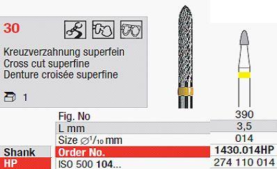 Hårdmetalfræser 1430.014 HS*