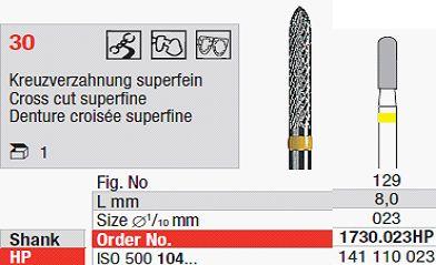 Hårdmetalfræser 1730.023 HS*