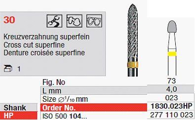 Hårdmetalfræser 1830.023 HS*