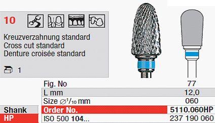 Hårdmetalfræser 5110.060 HS*