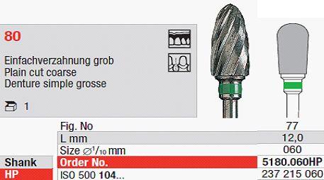 Hårdmetalfræser 5180.060 HS*