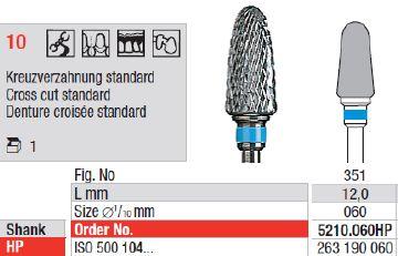 Hårdmetalfræser 5210.060 HS