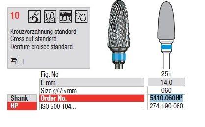 Hårdmetalfræser 5410.060 HS