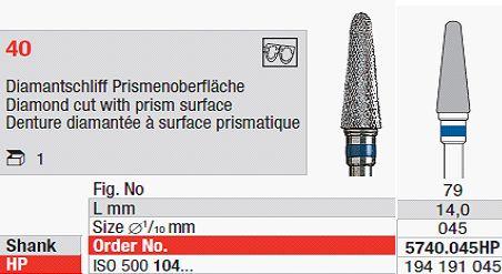 Hårdmetalfræser 5740.045 HS*