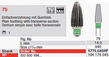 Hårdmetalfræser 5775.045 HS