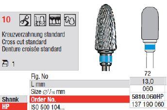 Hårdmetalfræser 5810.060 HS*