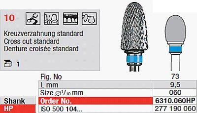 Hårdmetalfræser 6310.060 HS*