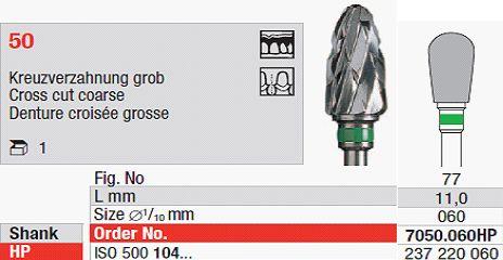 Hårdmetalfræser 7050.060 HS*