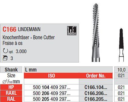 Hårdmetalbor Lindeman 166.021 HS 3 stk