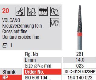 Volcano fræser DLC0120.023 HS