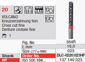 Volcano fræser DLC0220.023 HS*