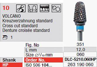 Volcano fræser DLC5210.060 HS*