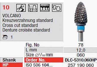 Volcano fræser DLC5310.060 HS