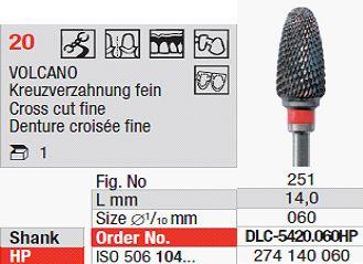 Volcano fræser DLC5420.060 HS*