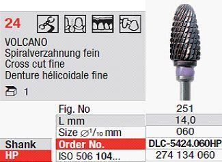 Volcano fræser DLC5424.060 HS