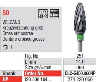 Volcano fræser DLC5450.060 HS
