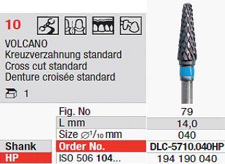 Volcano fræser DLC5710.040 HS