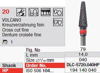 Volcano fræser DLC5720.040 HS*