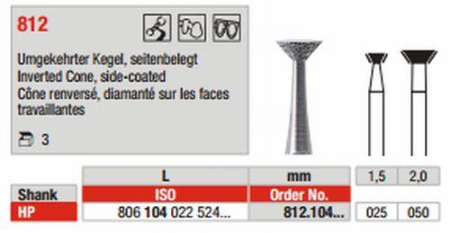 Diamantbor 812.050 HP 3 stk*